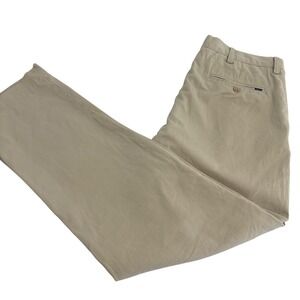 Polo Ralph Lauren Chino Pants Mens 34x31 Tan Cotton Straight Leg Flat Front